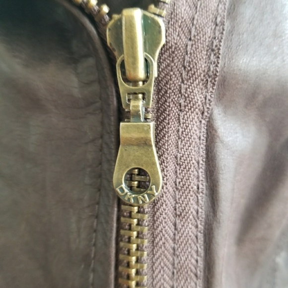 DKNY Leather Jacket - Picture 6 of 7