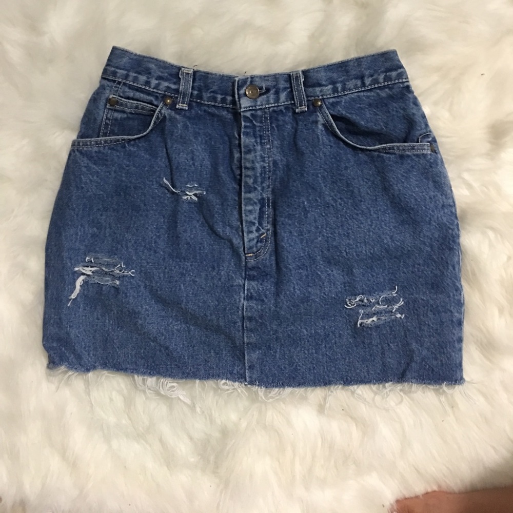 Denim skirt