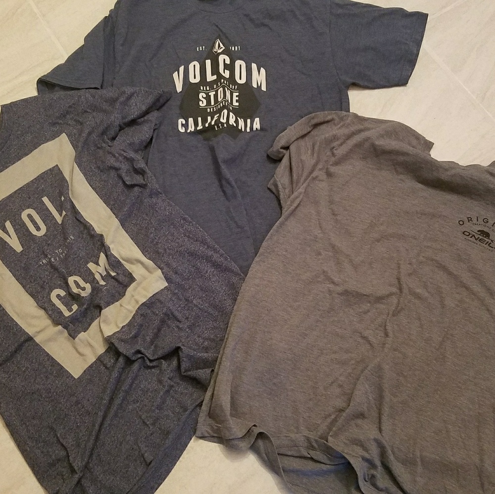 Volcom and Oneill Large Mens Shirts