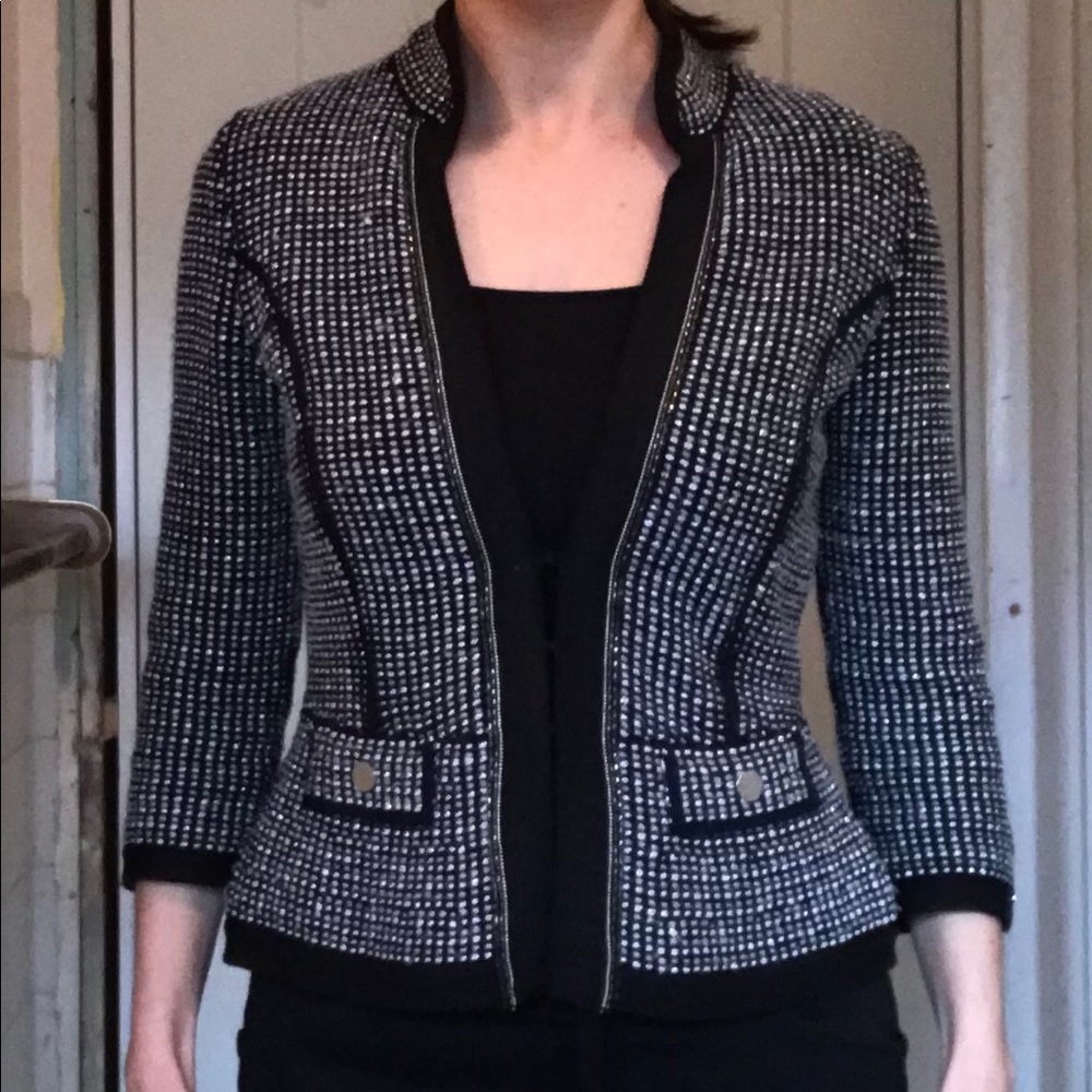Black House White Market Tweed Jacket