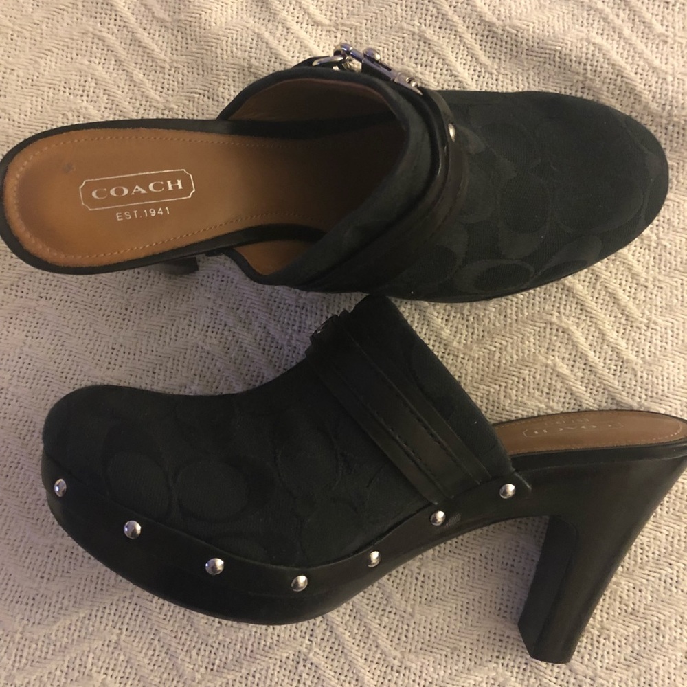Coach Isadora Clogs - Black