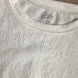 Ann Taylor Loft short sleeve pullover top