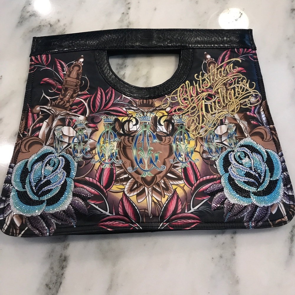 Christian Audigier Large Clutch