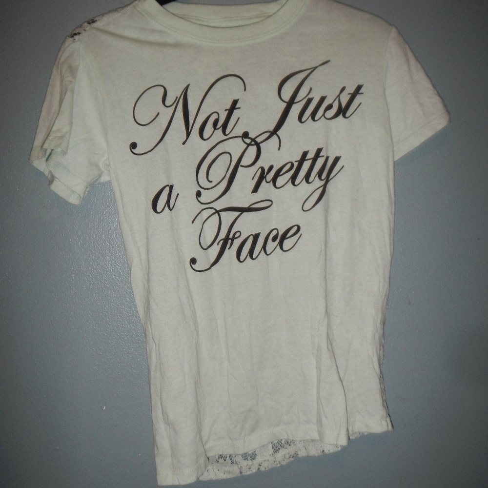 Lace back T-shirt