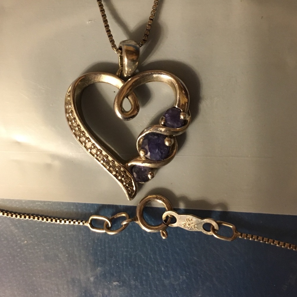GENUINE Tanzanite and Diamond