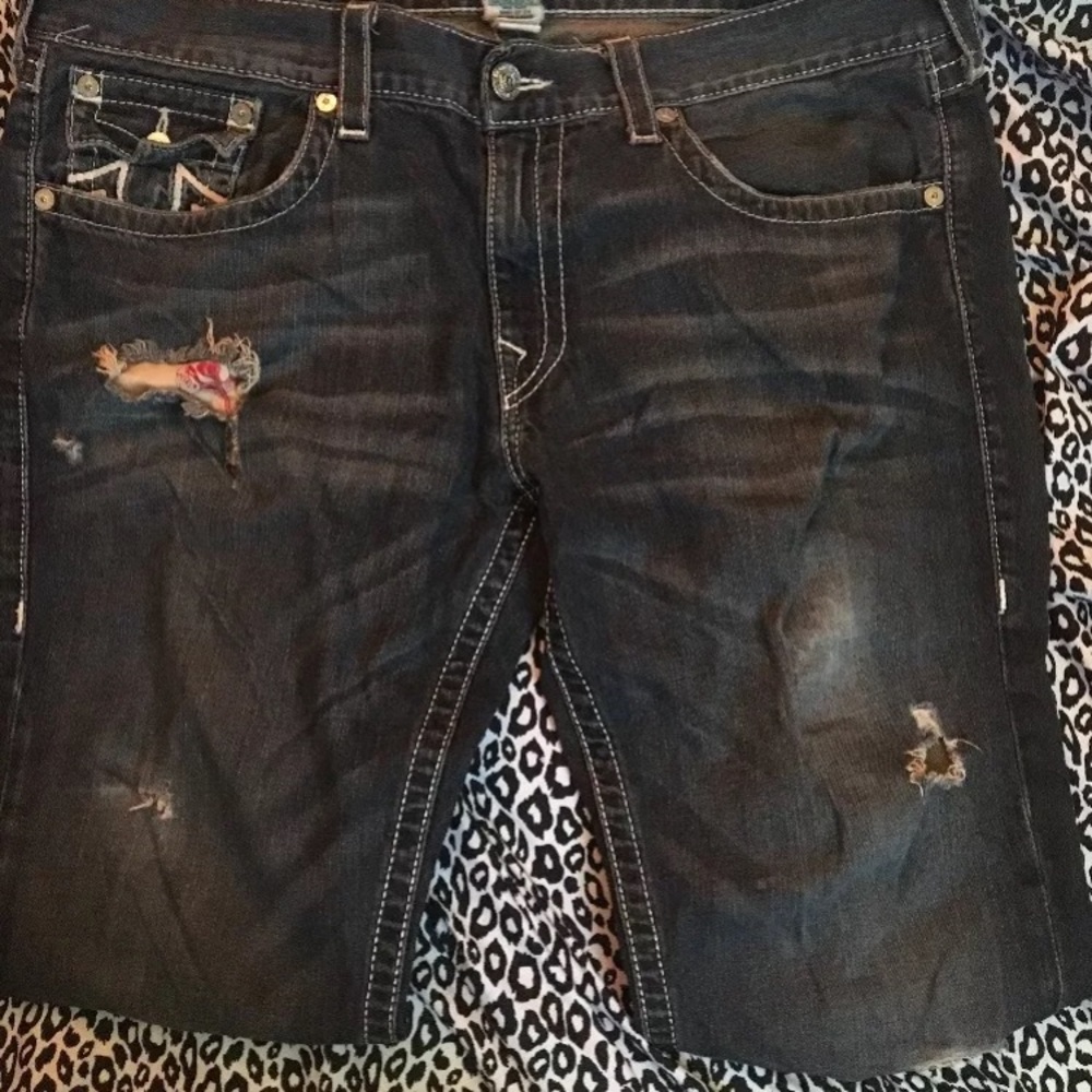 Men’s True Religion Designer Jeans SZ 38 - Picture 3 of 8