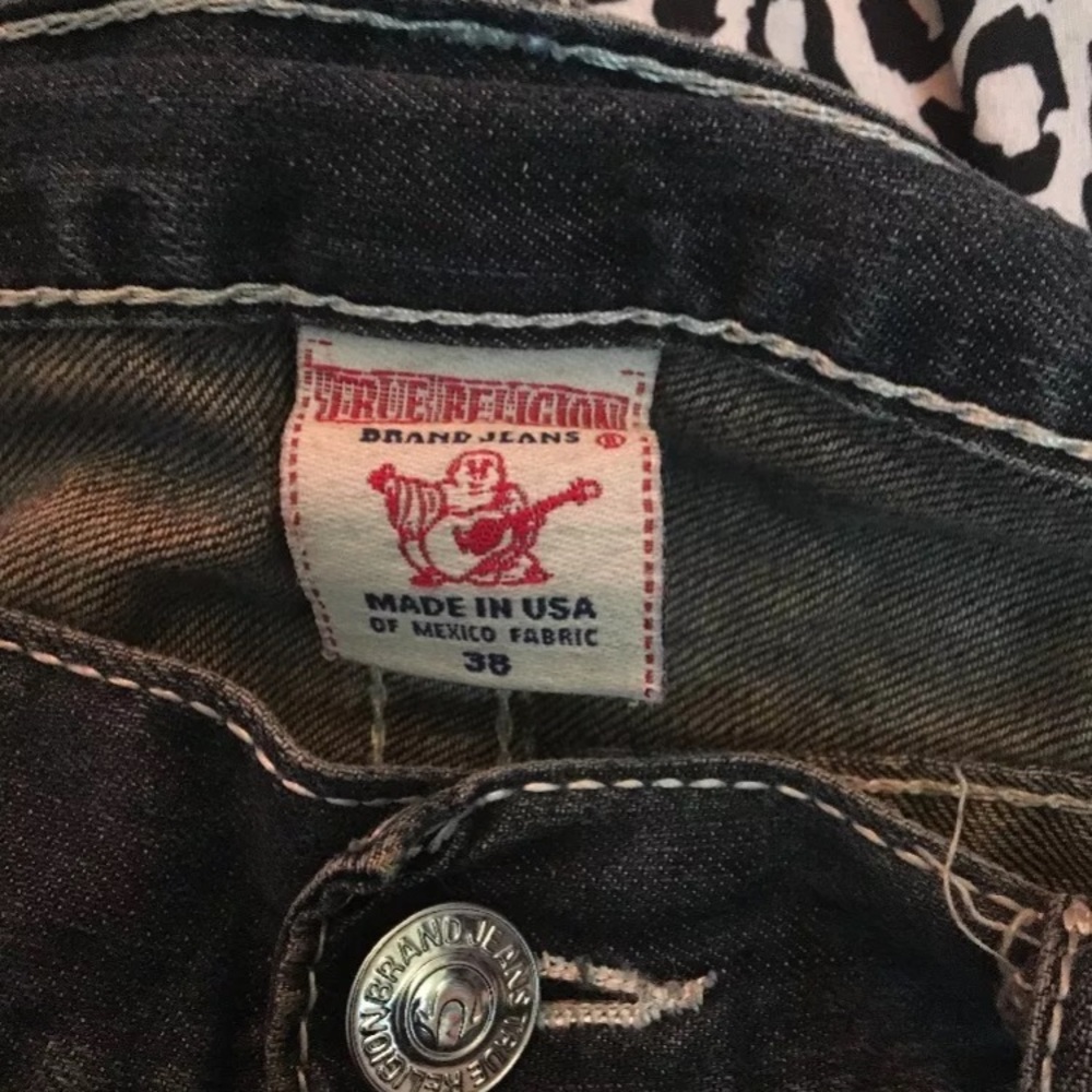 Men’s True Religion Designer Jeans SZ 38 - Picture 5 of 8