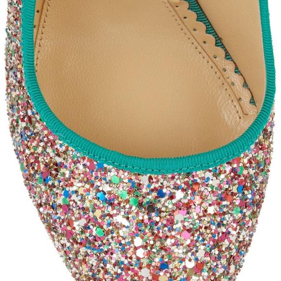 Charlotte Olympia Priscilla Glitter Platform Pump - Picture 2 of 3