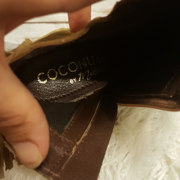 "Espana" leather booties w/ fringe detail - Picture 8 of 8