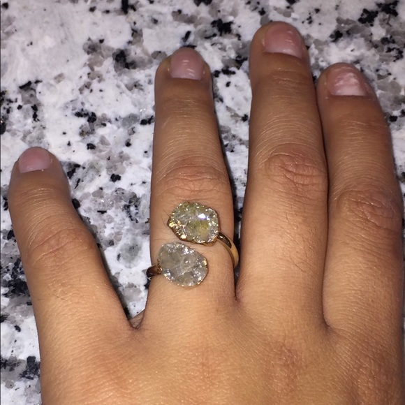 {ONE LEFT} 14k Druzy crystal ring - Picture 5 of 7