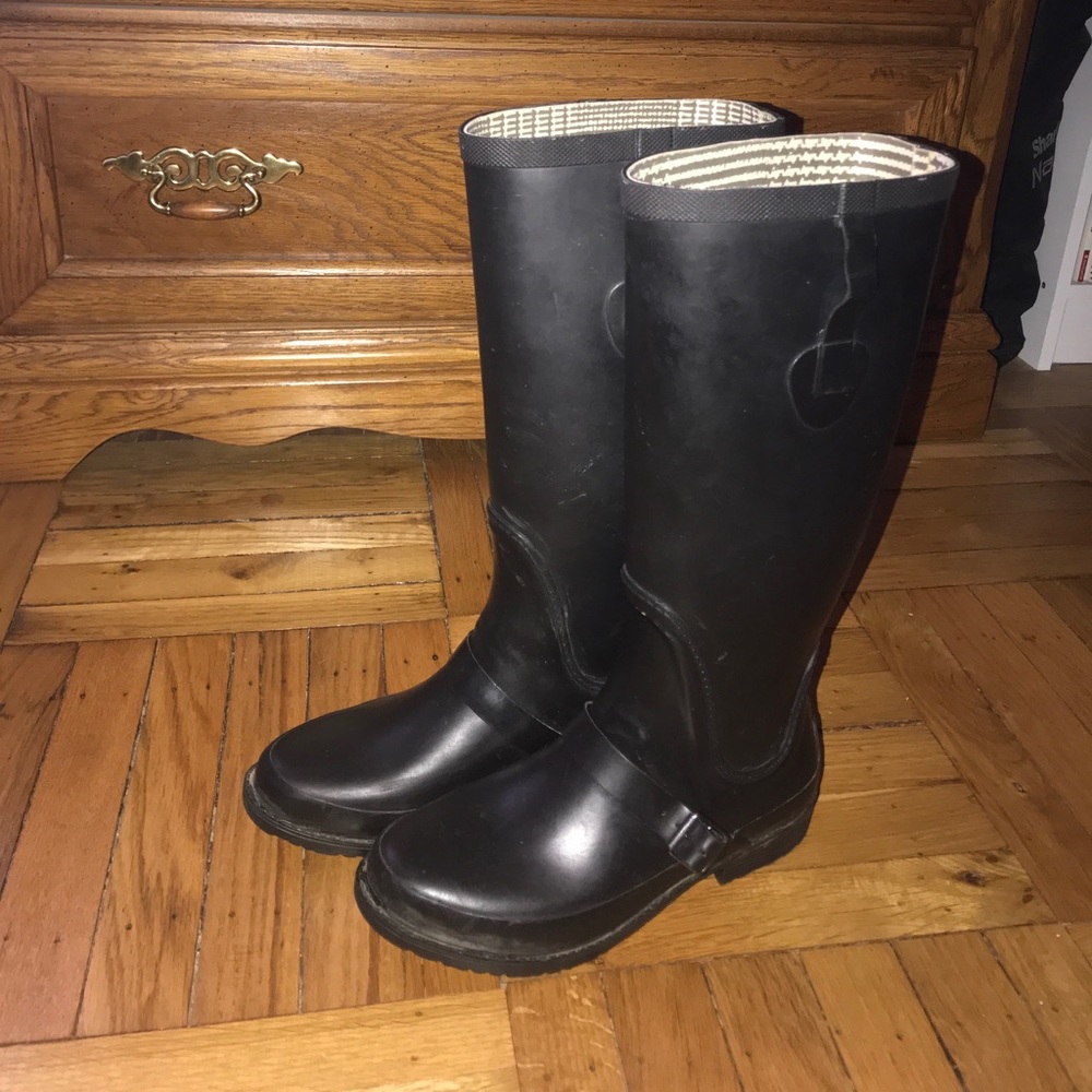 Black L.L. Bean Wellies