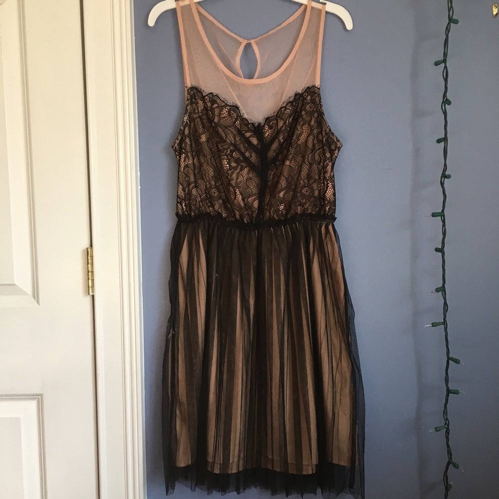 Black Lace Party Dress