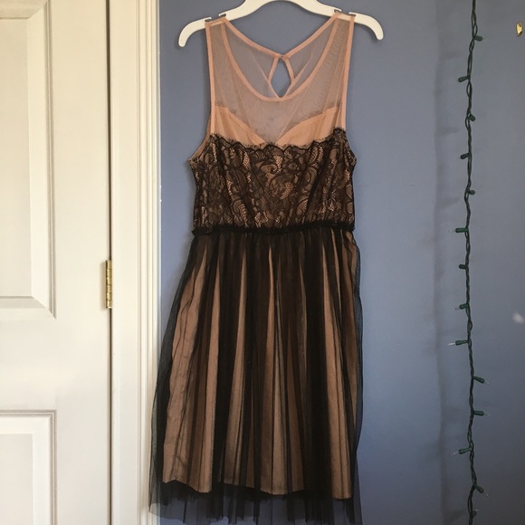 Black Lace Party Dress - Picture 2 of 5