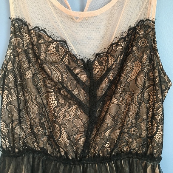 Black Lace Party Dress - Picture 3 of 5