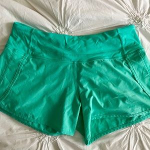 Lululemom Teal Speed Short