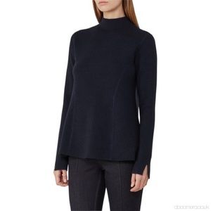 Reiss Sofie Peplum Knit Sweater
