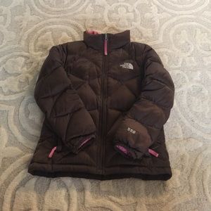 Girls north face winter coat