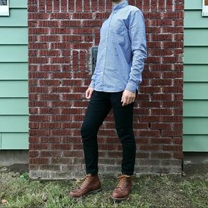 Men’s Striped Button Down Shirt: CPO