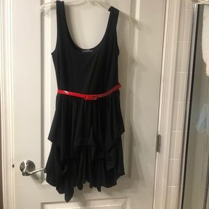 Juniors Casual Black Dress