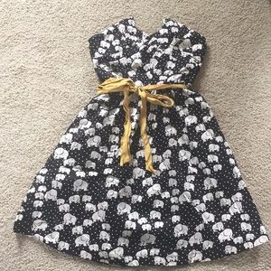 Anthropologie Strapless Dress