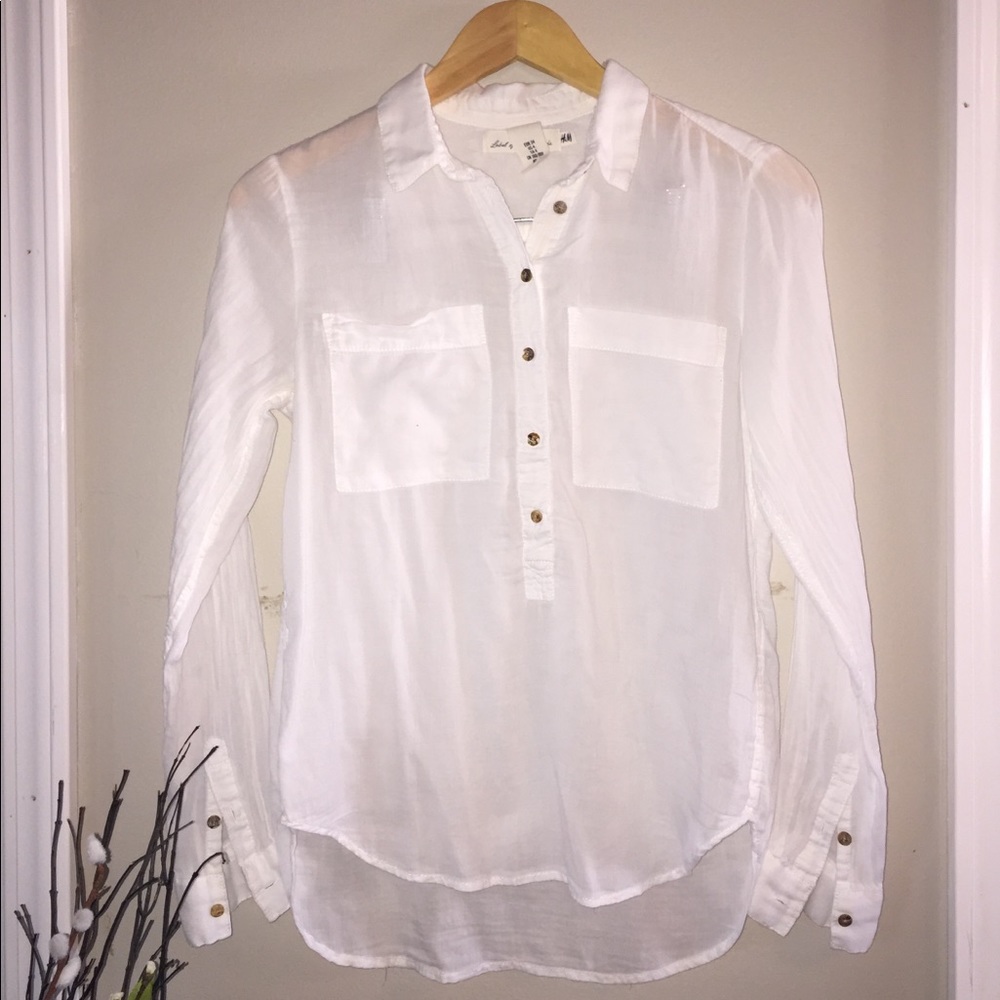 ❤️ H&M SHEER TOP❤️