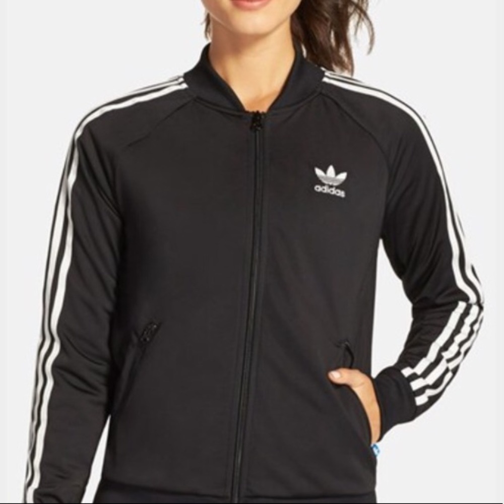 Adidas 3 stripe Superstar Track Jacket