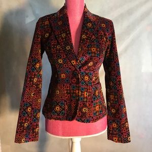 Lucky Brand House of fine clothing Flower Blazer