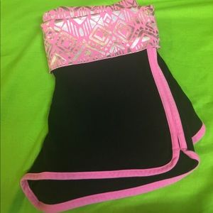 Pink Yoga Shorts Size L