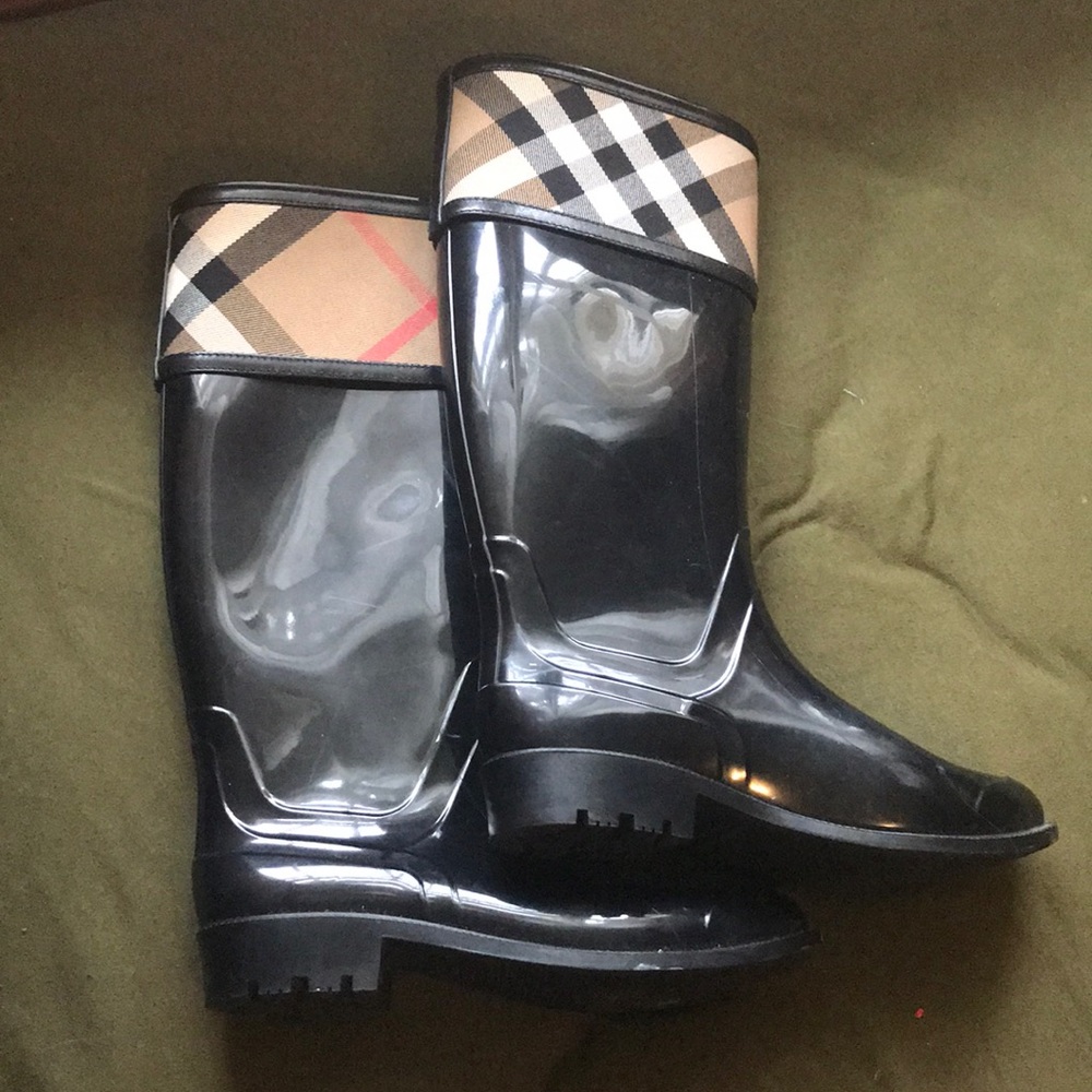 Authentic Burberry Rain Boots