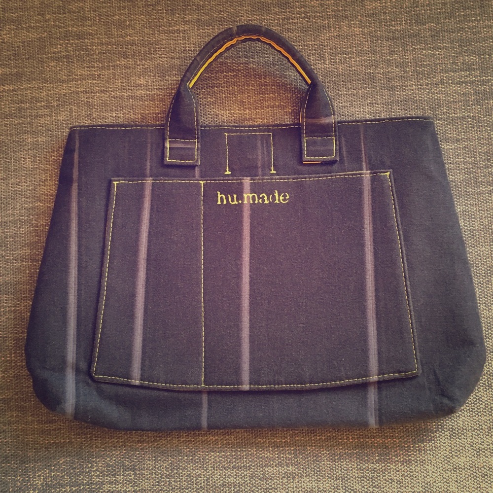 Dark denim hu.made purse