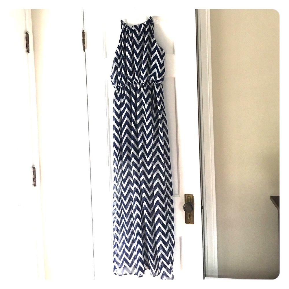 Halter top maxi dress