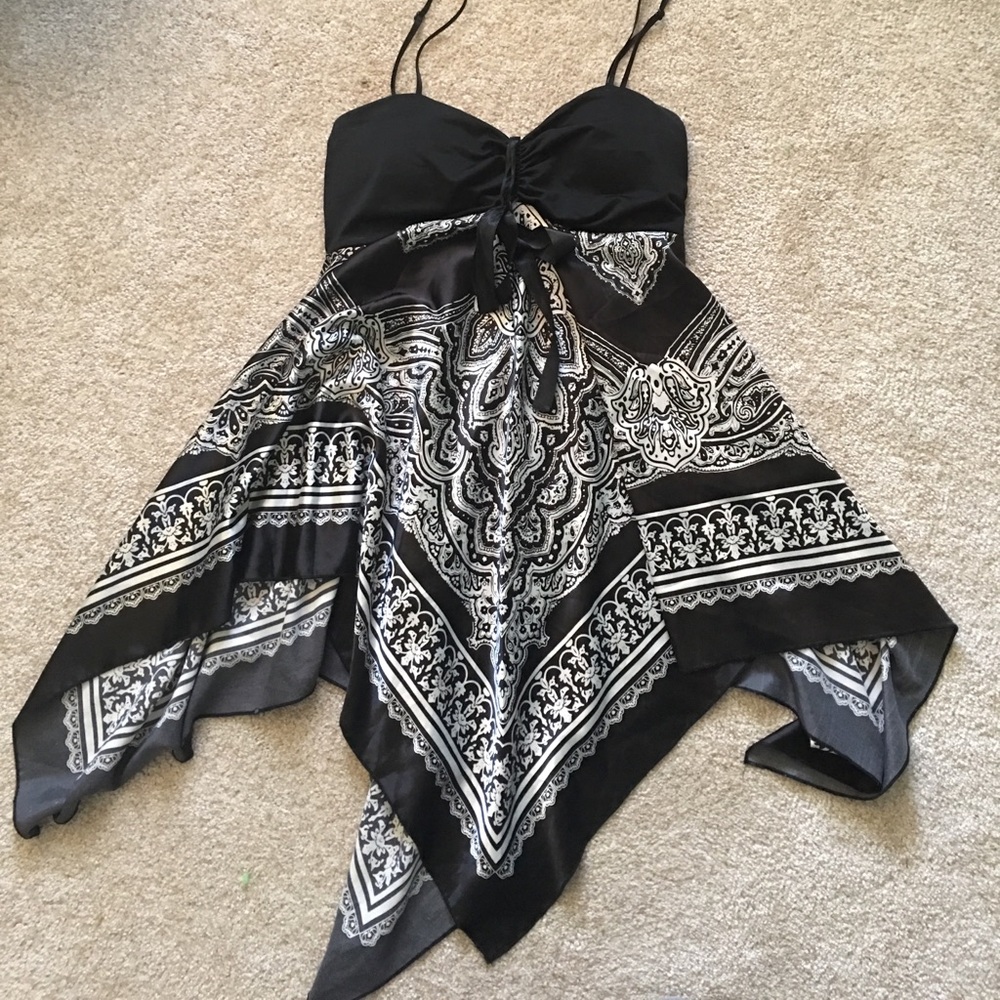 Padded Polyester Bandana Top