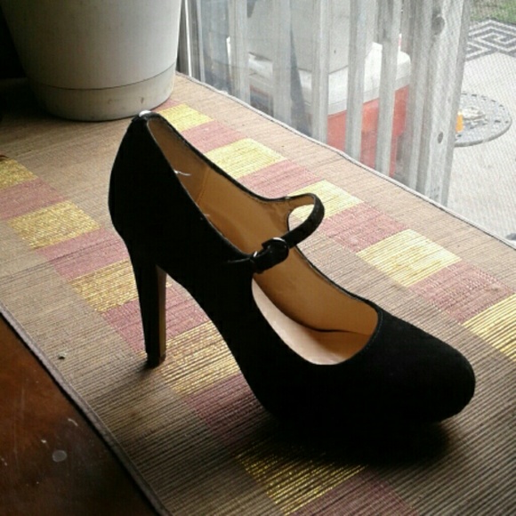 Guess by Marciano Shoes - Guess black suede Mary Janes