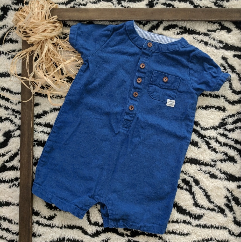 Blue Romper - Picture 1 of 3