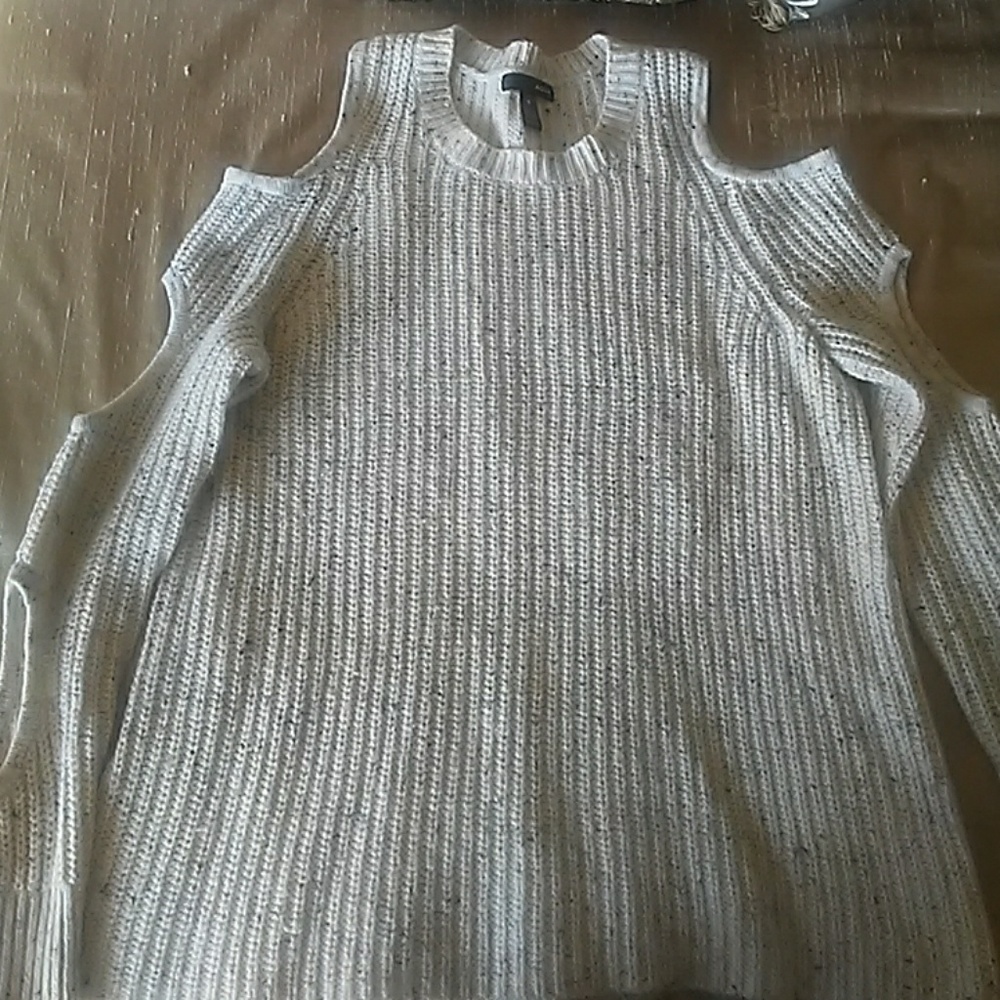 AQUA cut out sleeve sweater - Picture 3 of 6