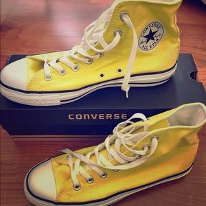 Blaze Yellow Hi-Top Converses
