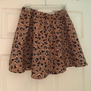 Leopard Mini Skirt