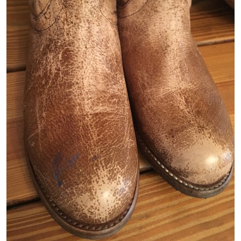 Free People Bed Stu Surrey Lace Up Leather Boots - Picture 7 of 8