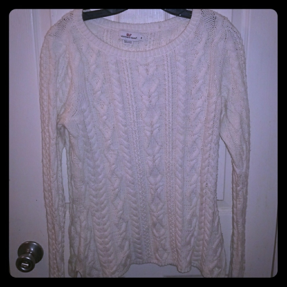 Vineyard Vines Sweater Cable Knit Sweater