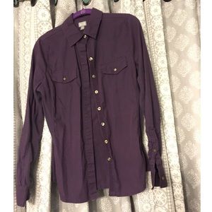 Purple Converse Button Down