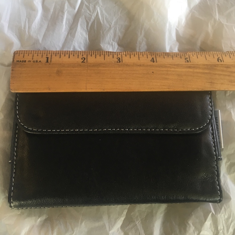 Leather Case Magnetic Closure Black New