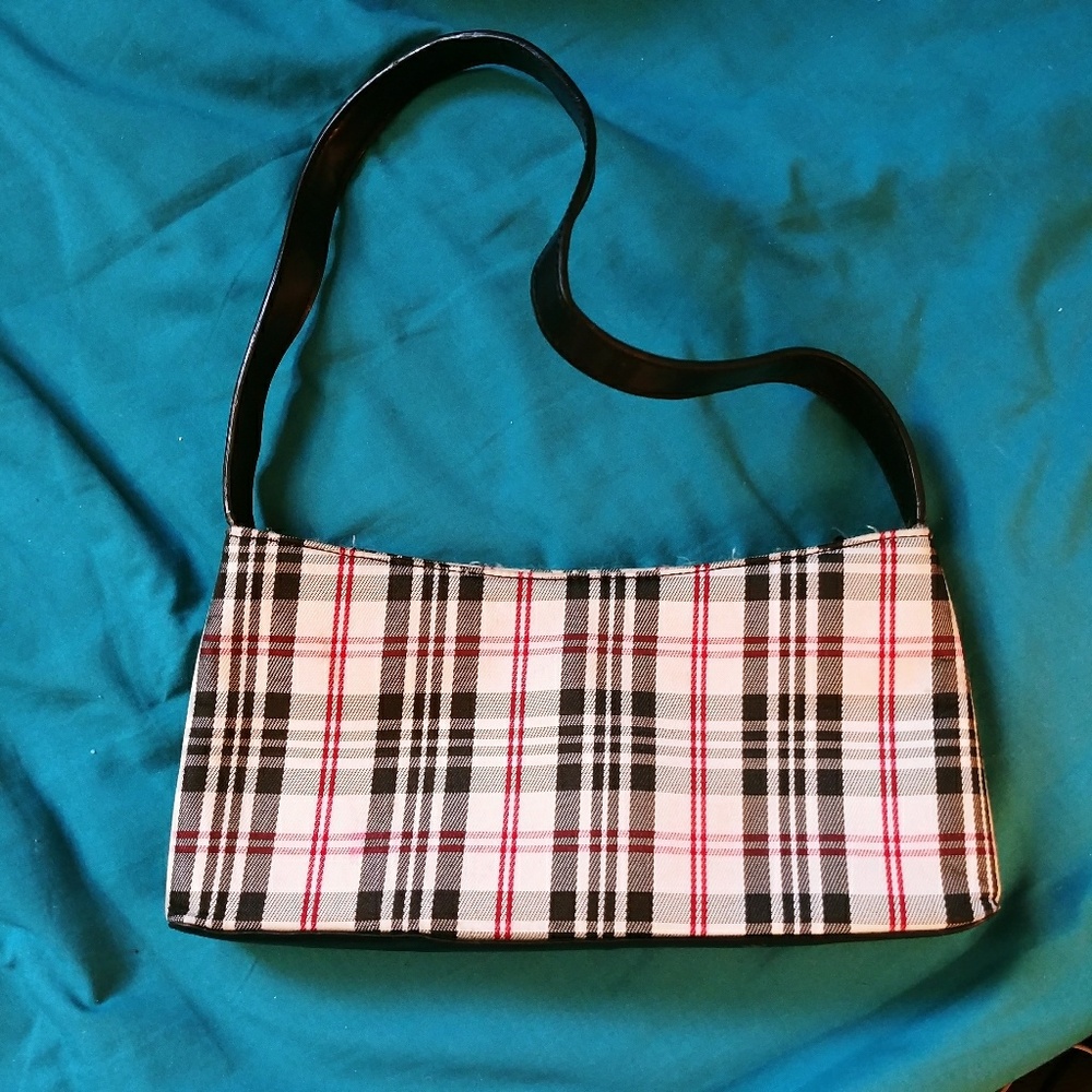 Stylish Plaid Purse