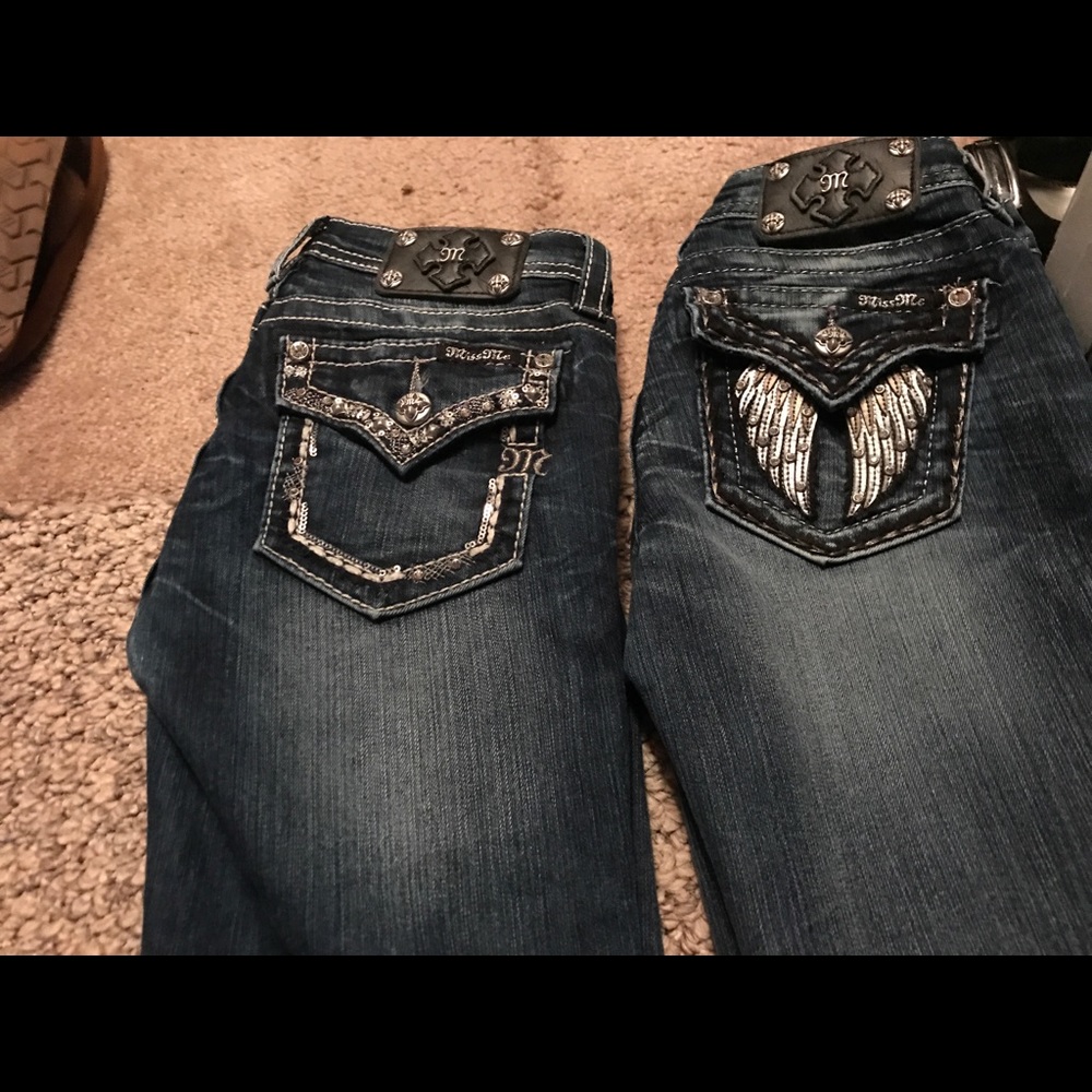 Miss me jeans girls asking 60.00 each
