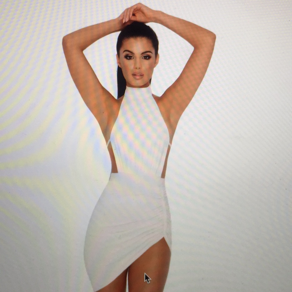 Oh Polly Halter Mini Dress