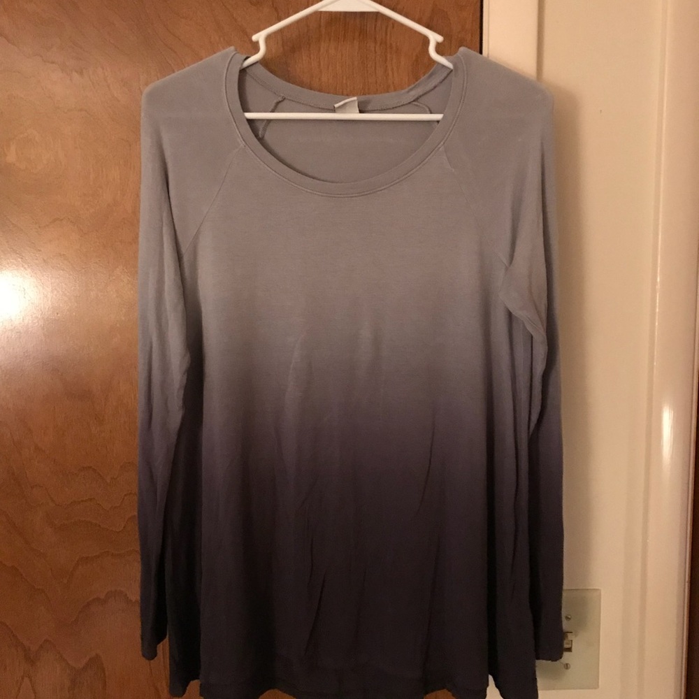 Ombré long sleeve Hollister sz m shirt