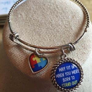 Bangle Bracelet that brings awareness to Autism