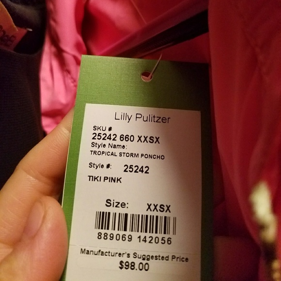 NWT Lilly Pulitzer Poncho XXS/XS - Picture 2 of 2