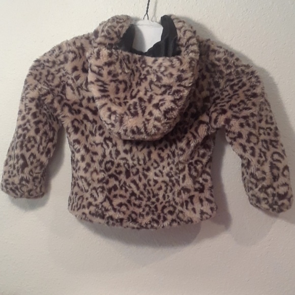 Toddler Faux Fur Jacket 3T - Picture 3 of 7