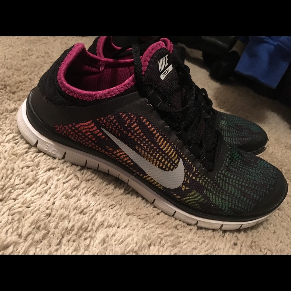 Rainbow Nike Free 3.0