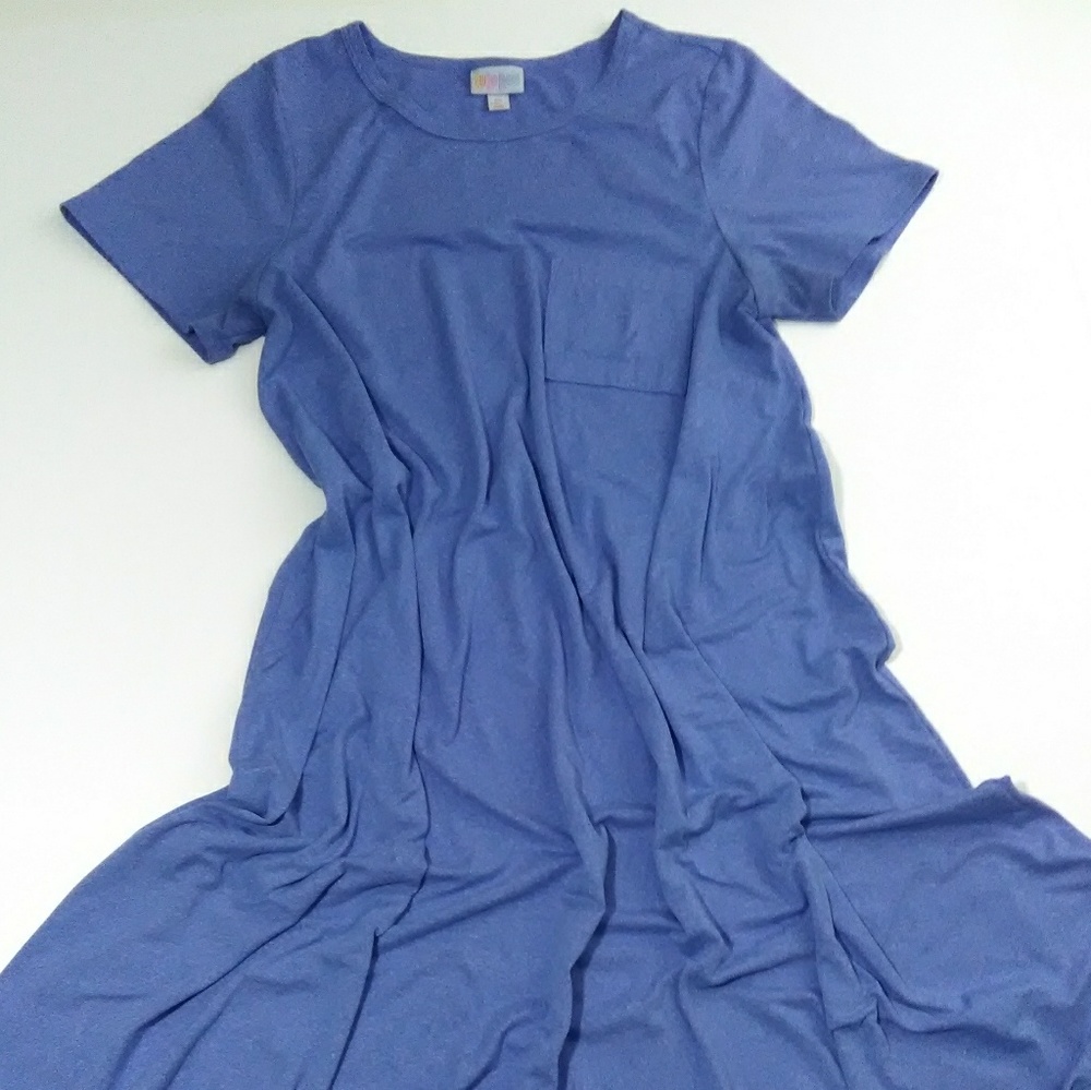 Blue XS Tshirt Material LulaRoe Carly